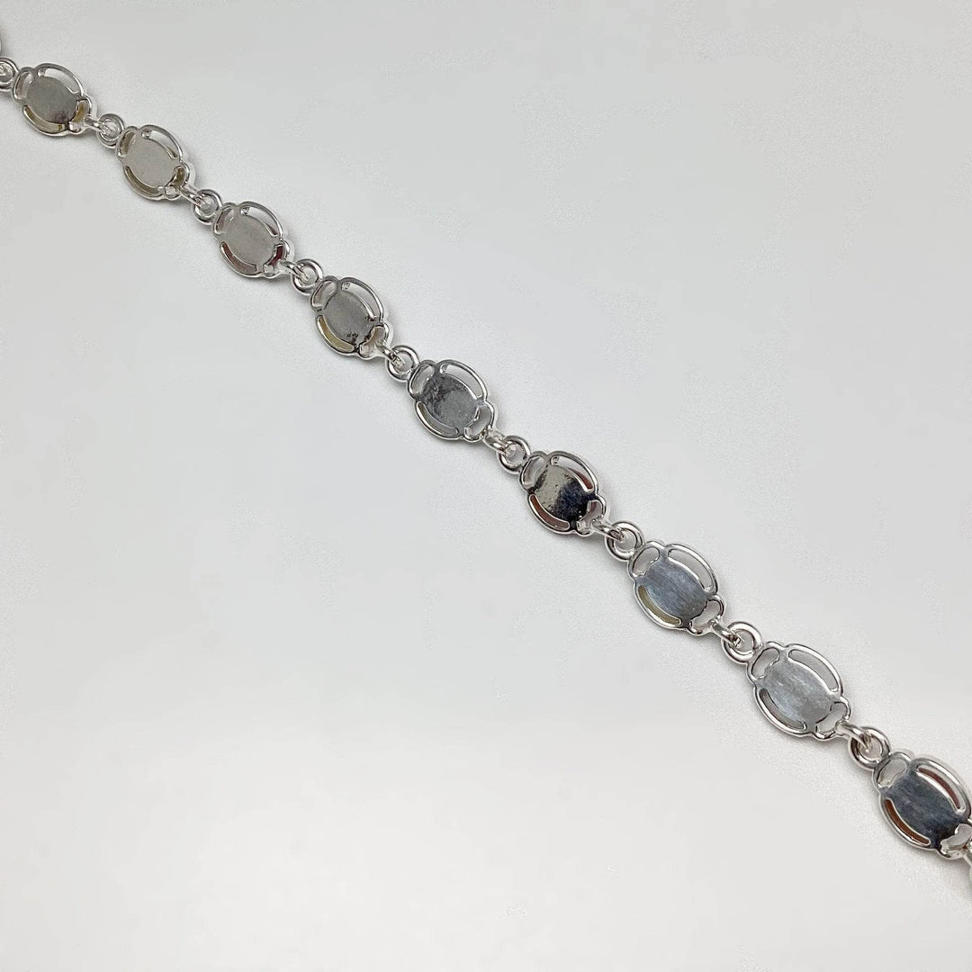 Mixed Amber Sterling Silver Bracelet - Rocks and Gems Canada