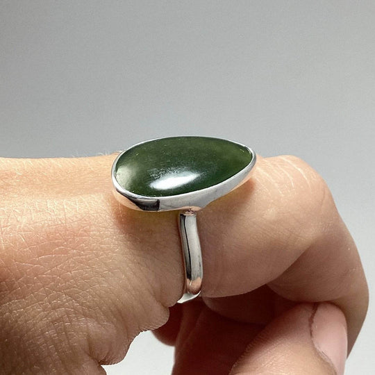 Canadian Jade Ring - Rocks and Gems Canada