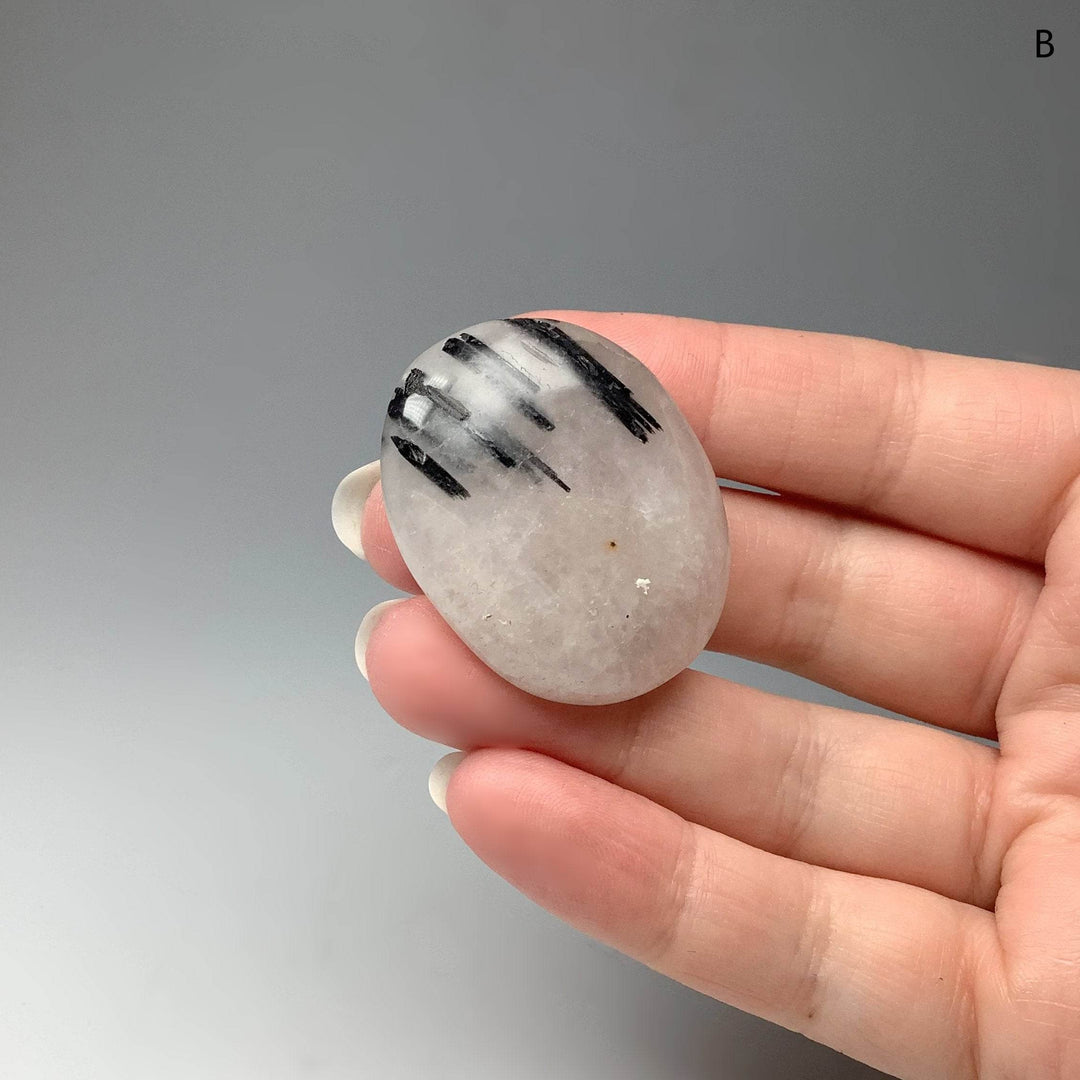 Tourmalated Quartz Touch Stone - Rocks and Gems Canada