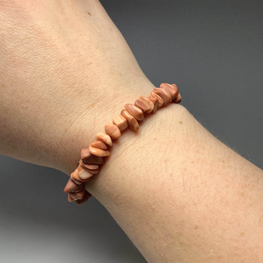 Mudline Jasper Chip Beaded Bracelet - Rocks and Gems Canada