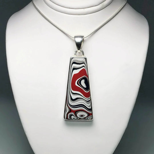 Fordite Pendant - Rocks and Gems Canada