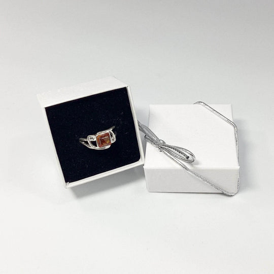 Cognac Amber Ring - Rocks and Gems Canada