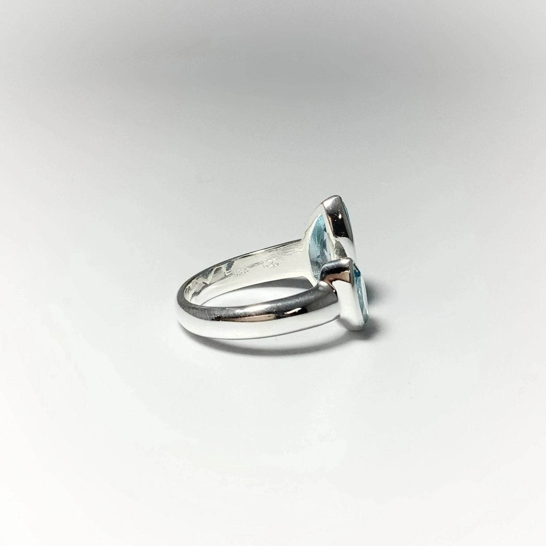 Blue Topaz Ring - Rocks and Gems Canada