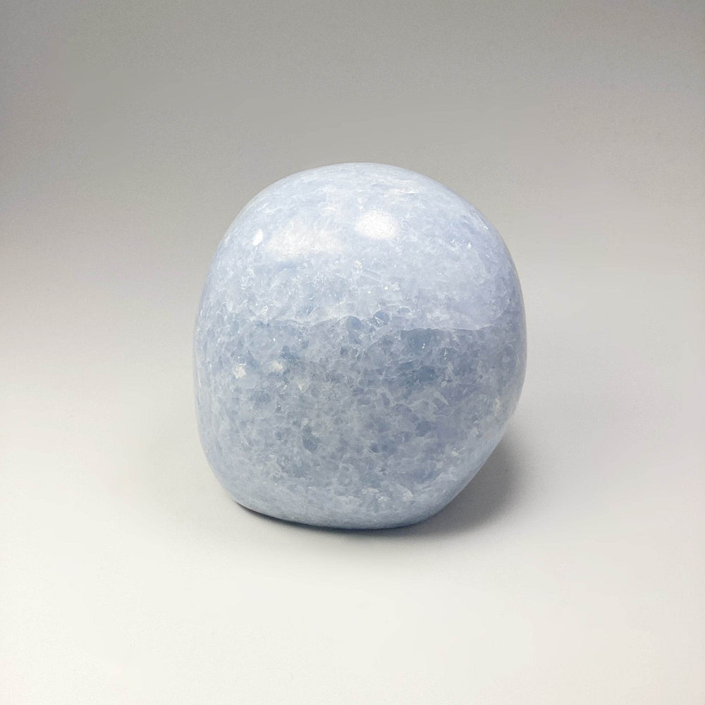 Blue Calcite Stand Up - Rocks and Gems Canada