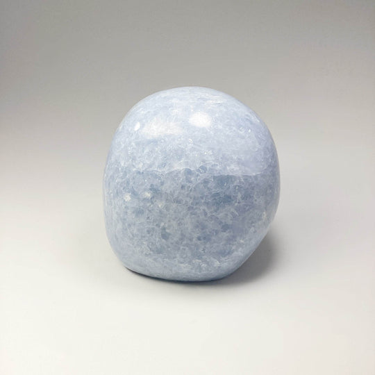 Blue Calcite Stand Up - Rocks and Gems Canada