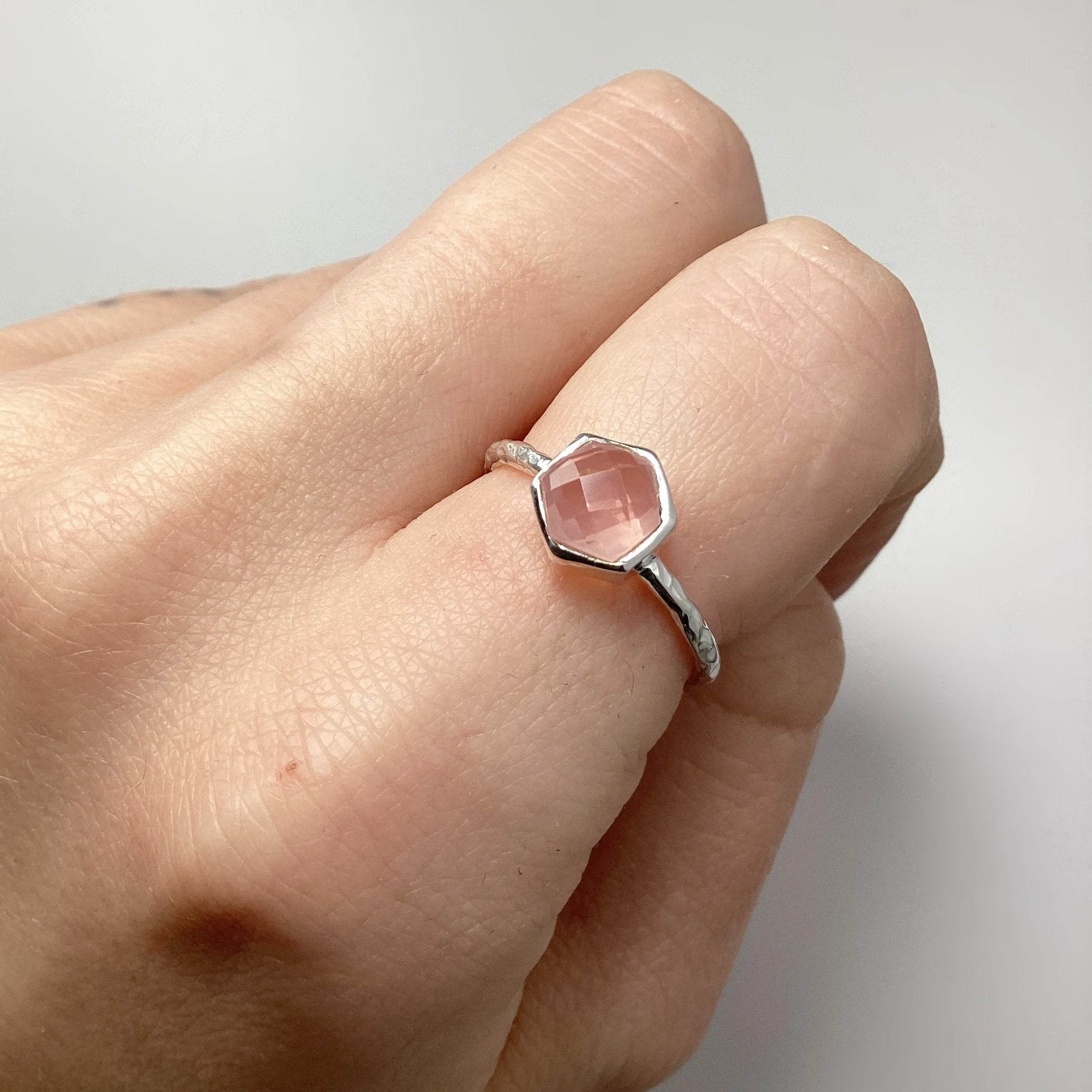 Rose Quartz Ring - Rocks and Gems Canada