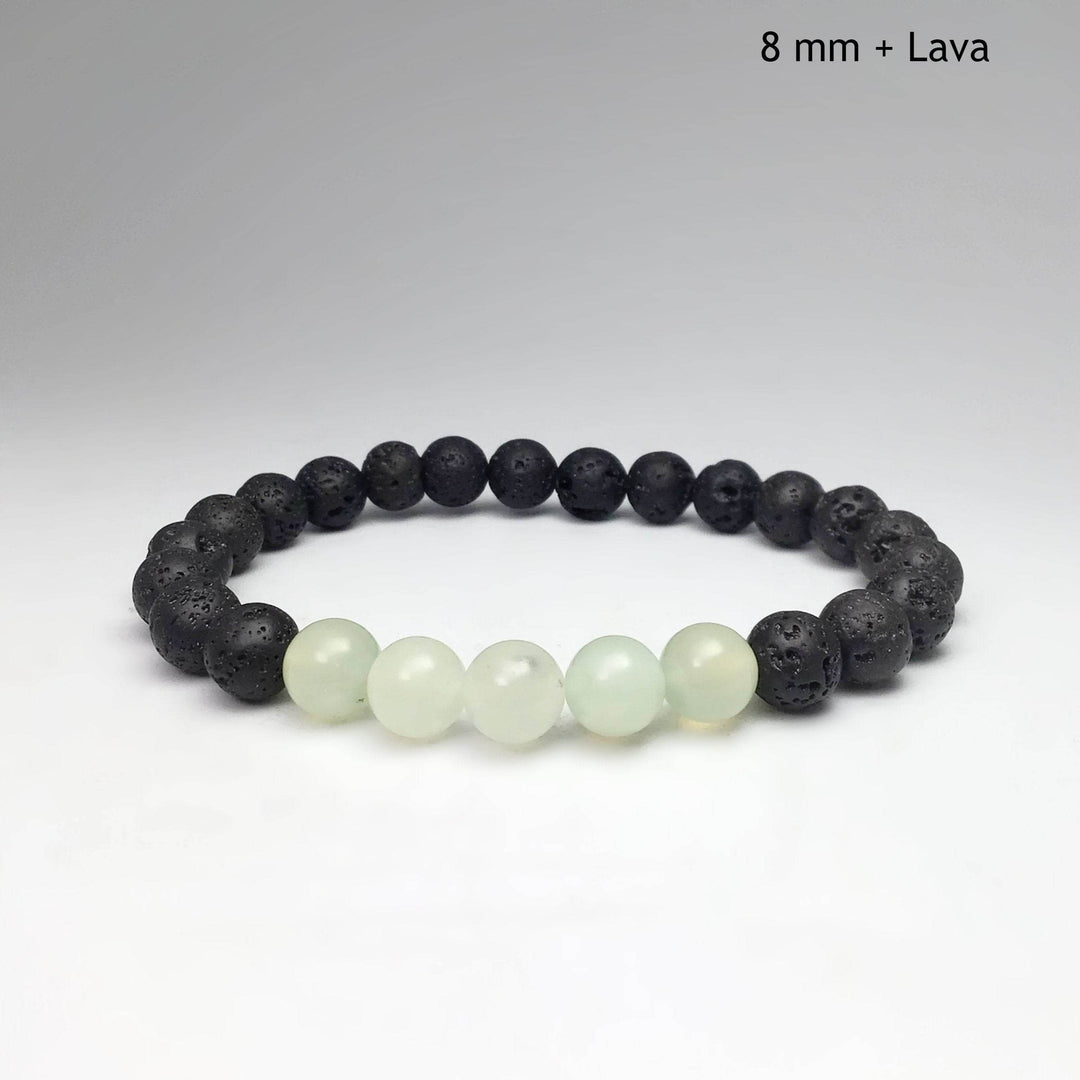 New Jade Beaded Bracelet - Rocks and Gems Canada