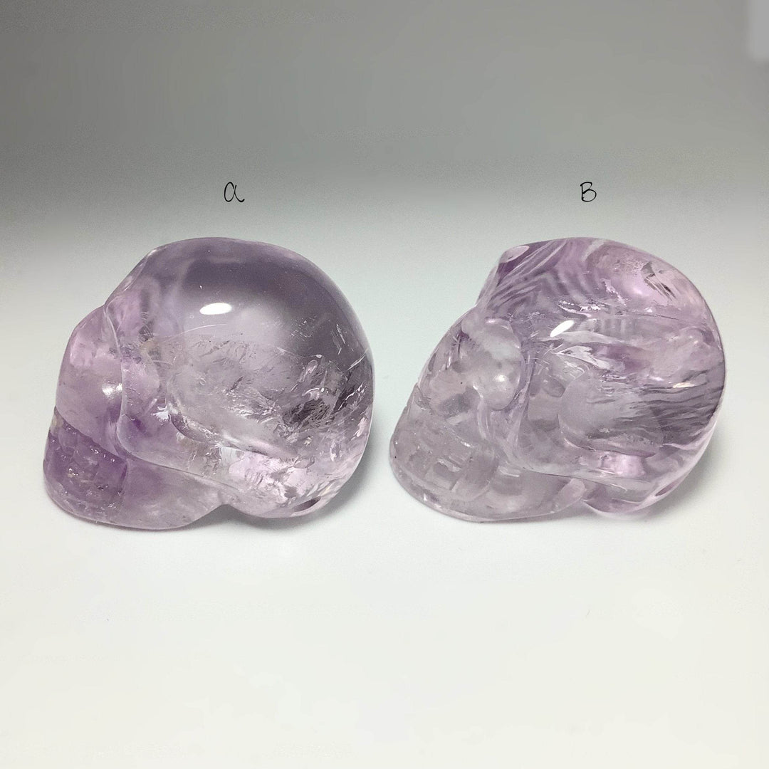Carved Amethyst Crystal Skull - Rocks and Gems Canada