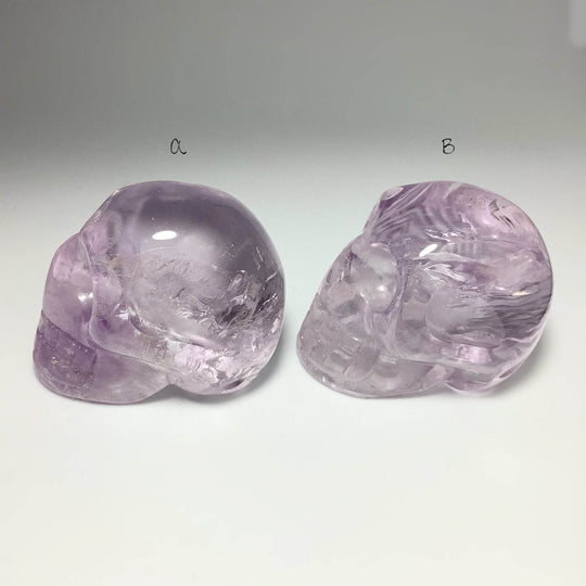 Carved Amethyst Crystal Skull - Rocks and Gems Canada
