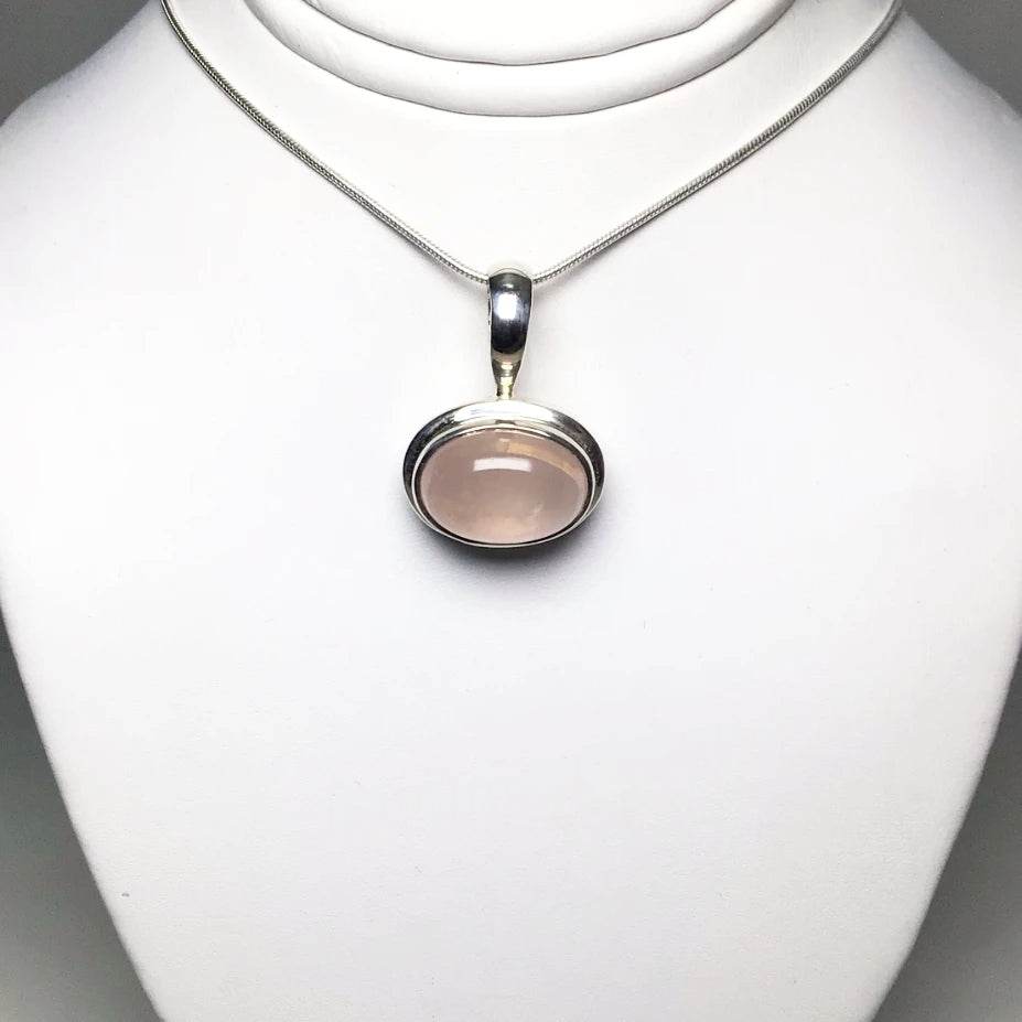 Rose Quartz Pendant - Rocks and Gems Canada