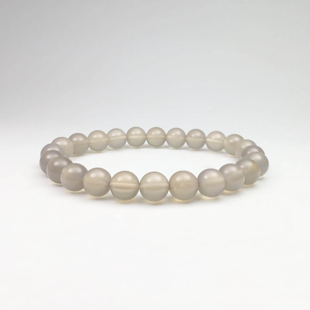 Natural Agate Beaded Bracelet - Rocks and Gems Canada