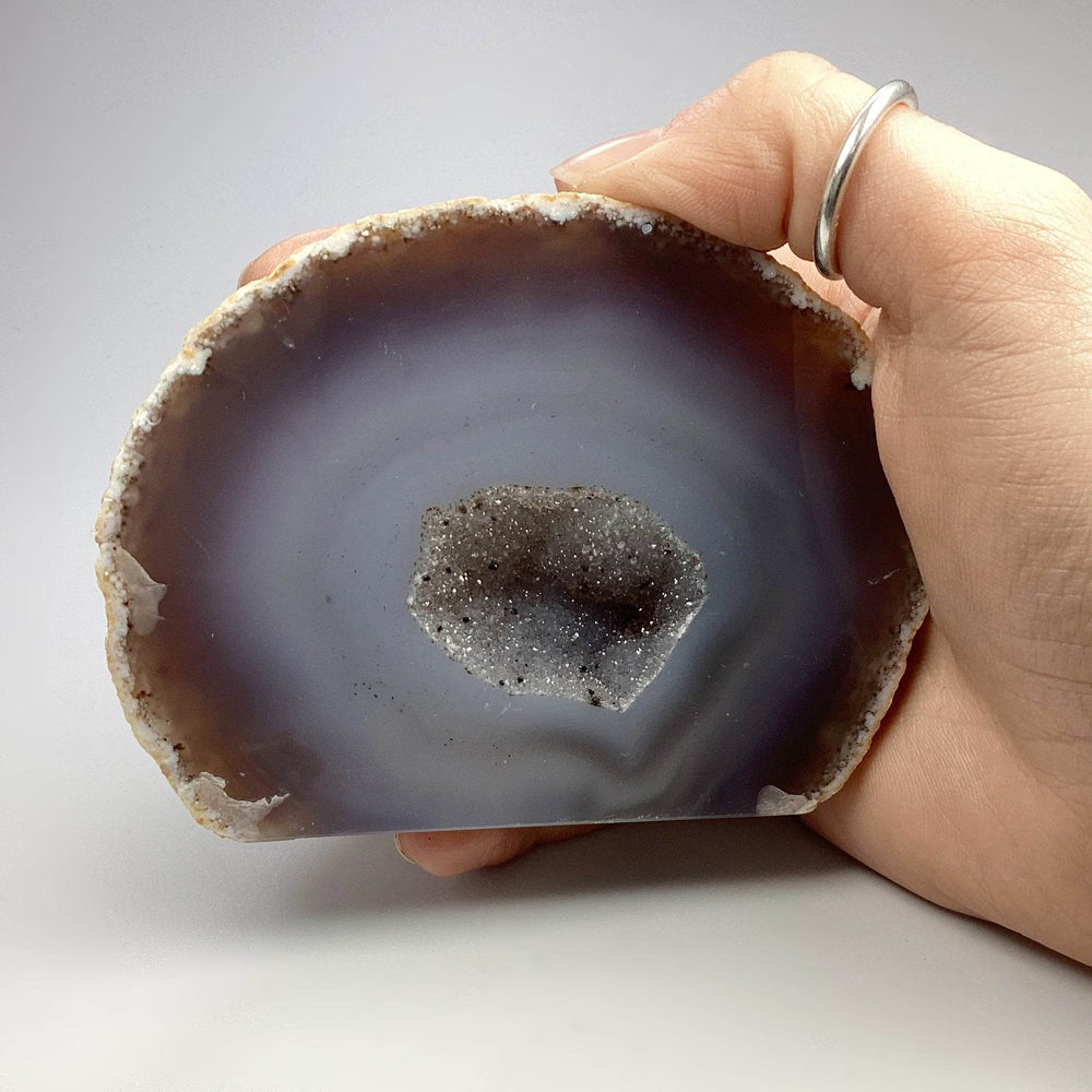 Natural Agate Geode - Rocks and Gems Canada