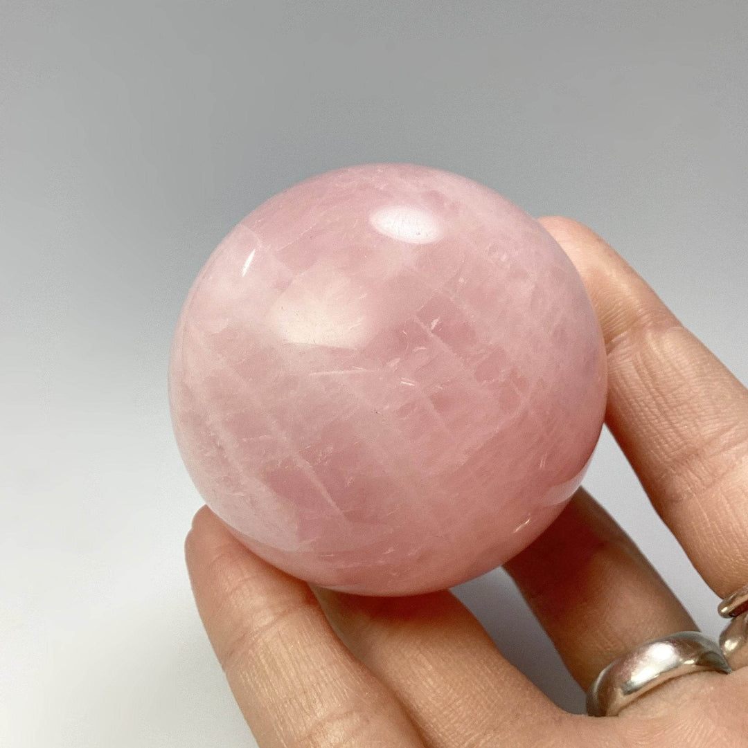 Rose Quartz Sphere - Rocks and Gems Canada
