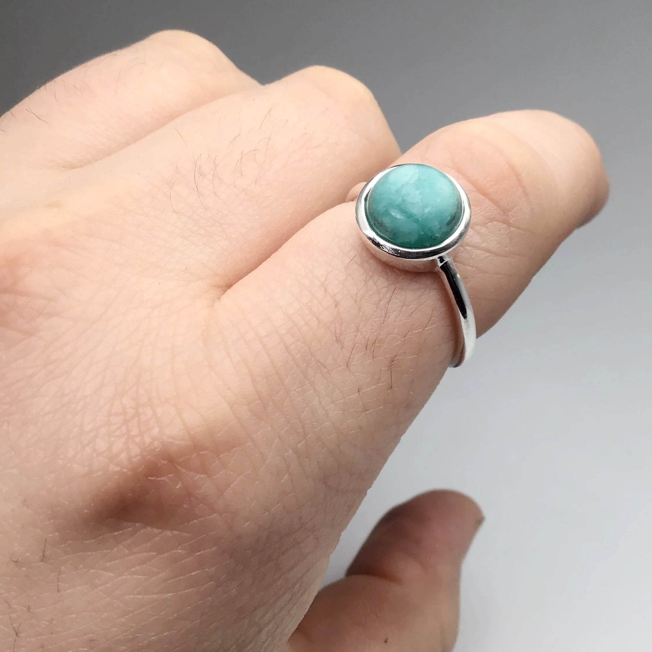 Amazonite Ring - Rocks and Gems Canada