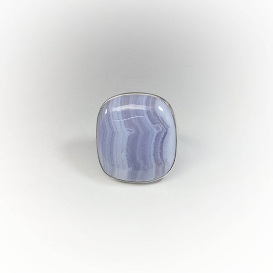 Blue Lace Agate Ring - Rocks and Gems Canada