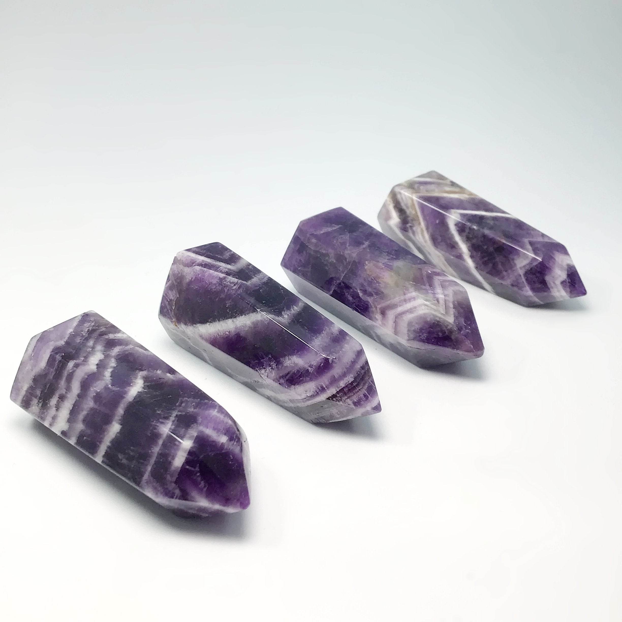 Chevron Amethyst Point - Rocks and Gems Canada