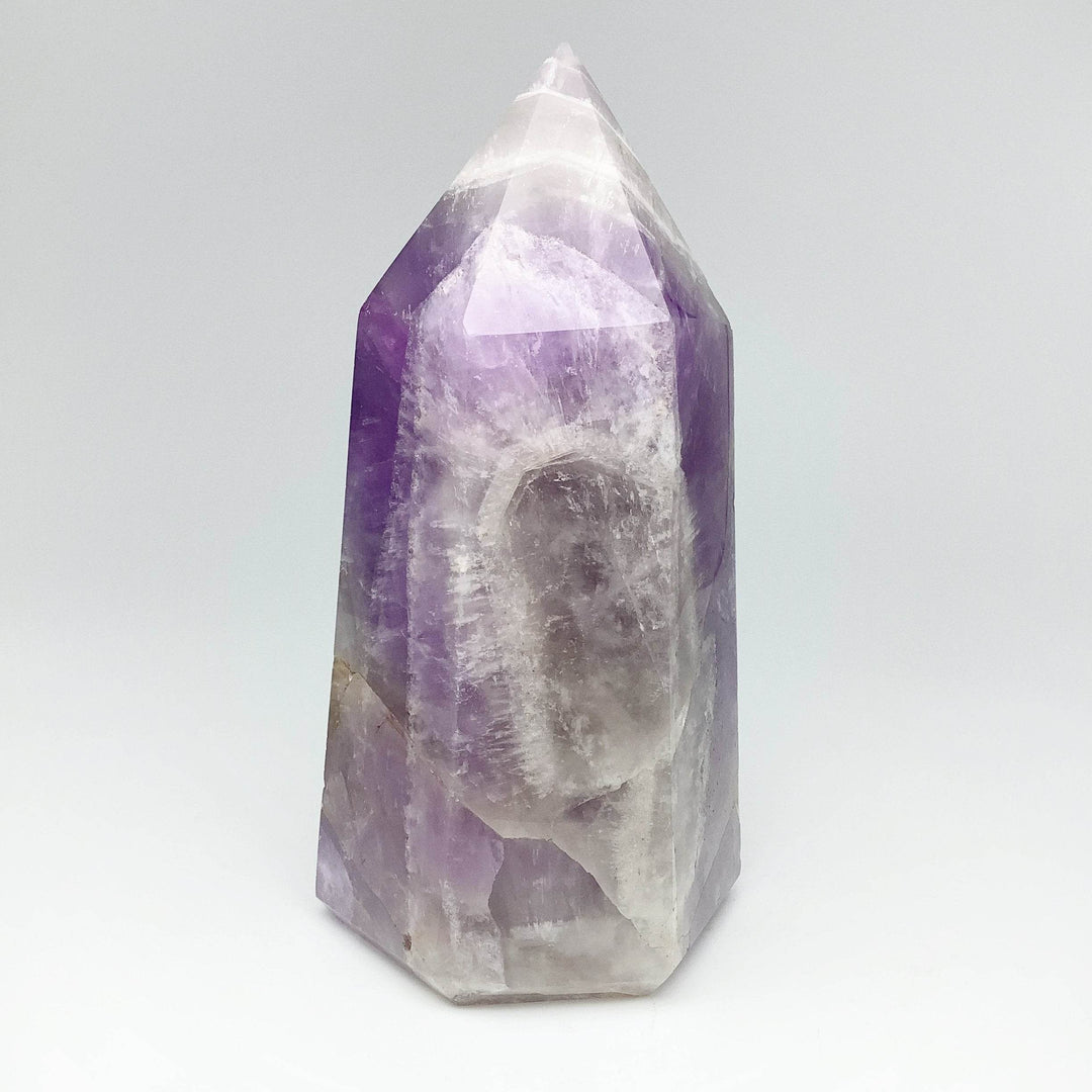 Chevron Amethyst Large Point - Rocks and Gems Canada