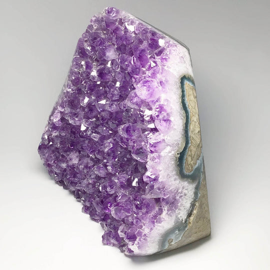 Amethyst Druze Cluster Stand Up - Rocks and Gems Canada
