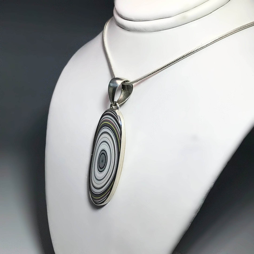 Fordite Pendant - Rocks and Gems Canada