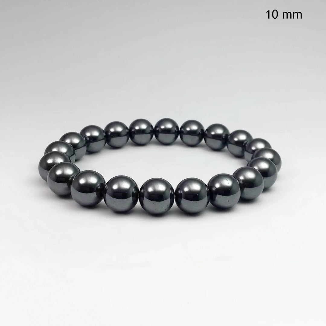 Hematite Beaded Bracelet - Rocks and Gems Canada