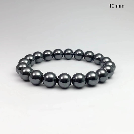 Hematite Beaded Bracelet - Rocks and Gems Canada