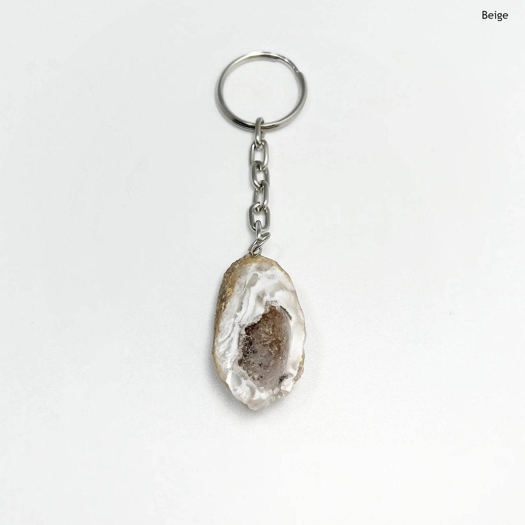 Geode Keychain - Rocks and Gems Canada