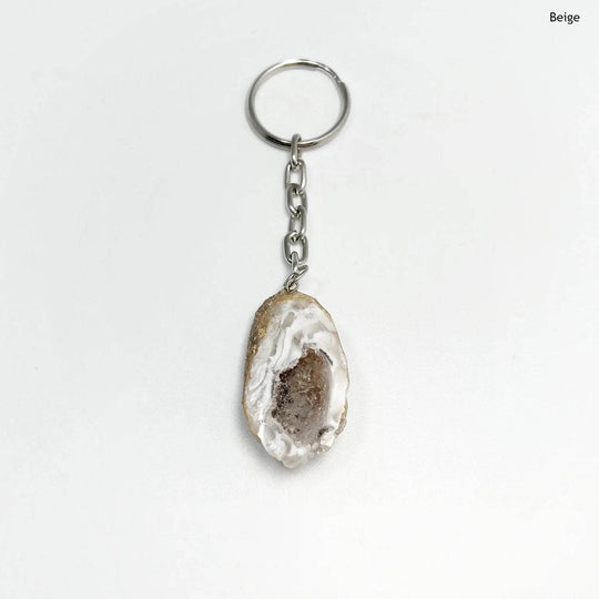 Geode Keychain - Rocks and Gems Canada