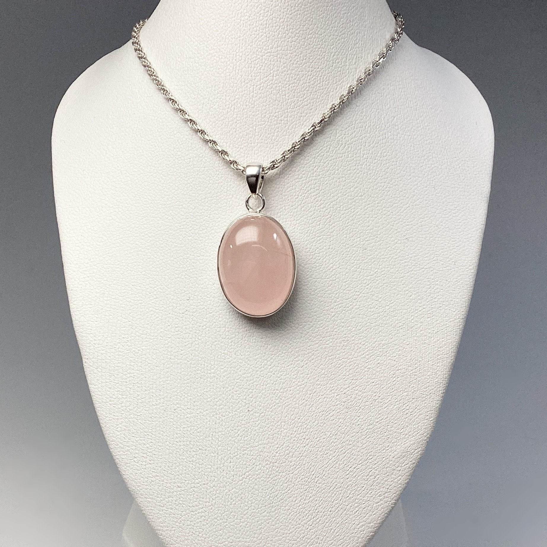 Rose Quartz Pendant - Rocks and Gems Canada