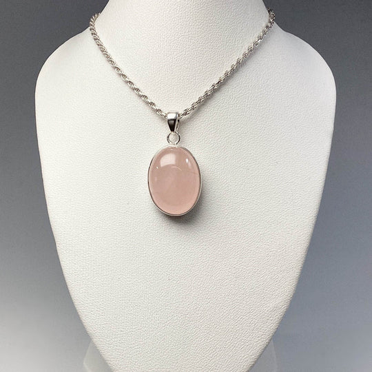 Rose Quartz Pendant - Rocks and Gems Canada
