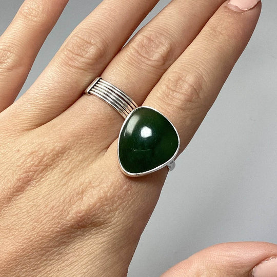 Canadian Jade Ring - Rocks and Gems Canada
