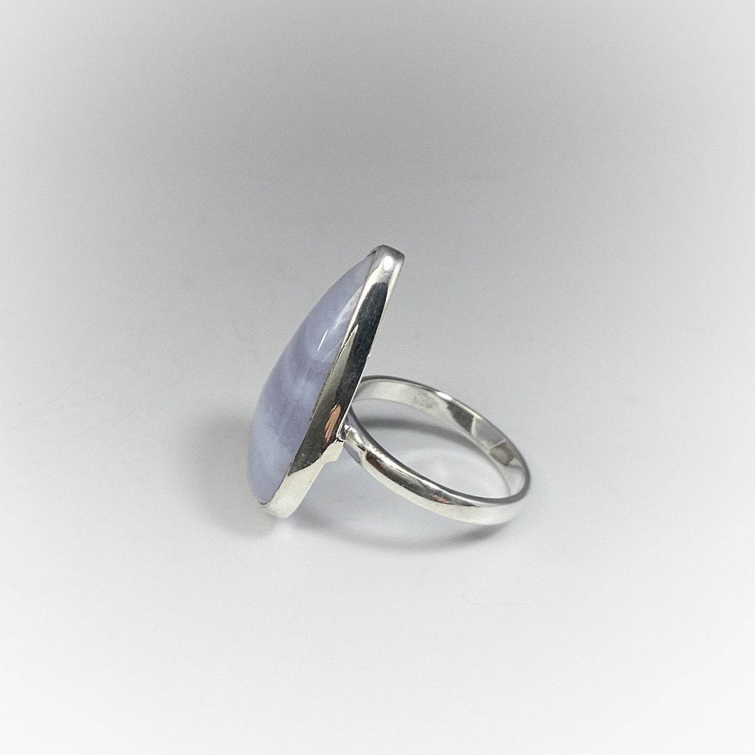 Blue Lace Agate Ring - Rocks and Gems Canada