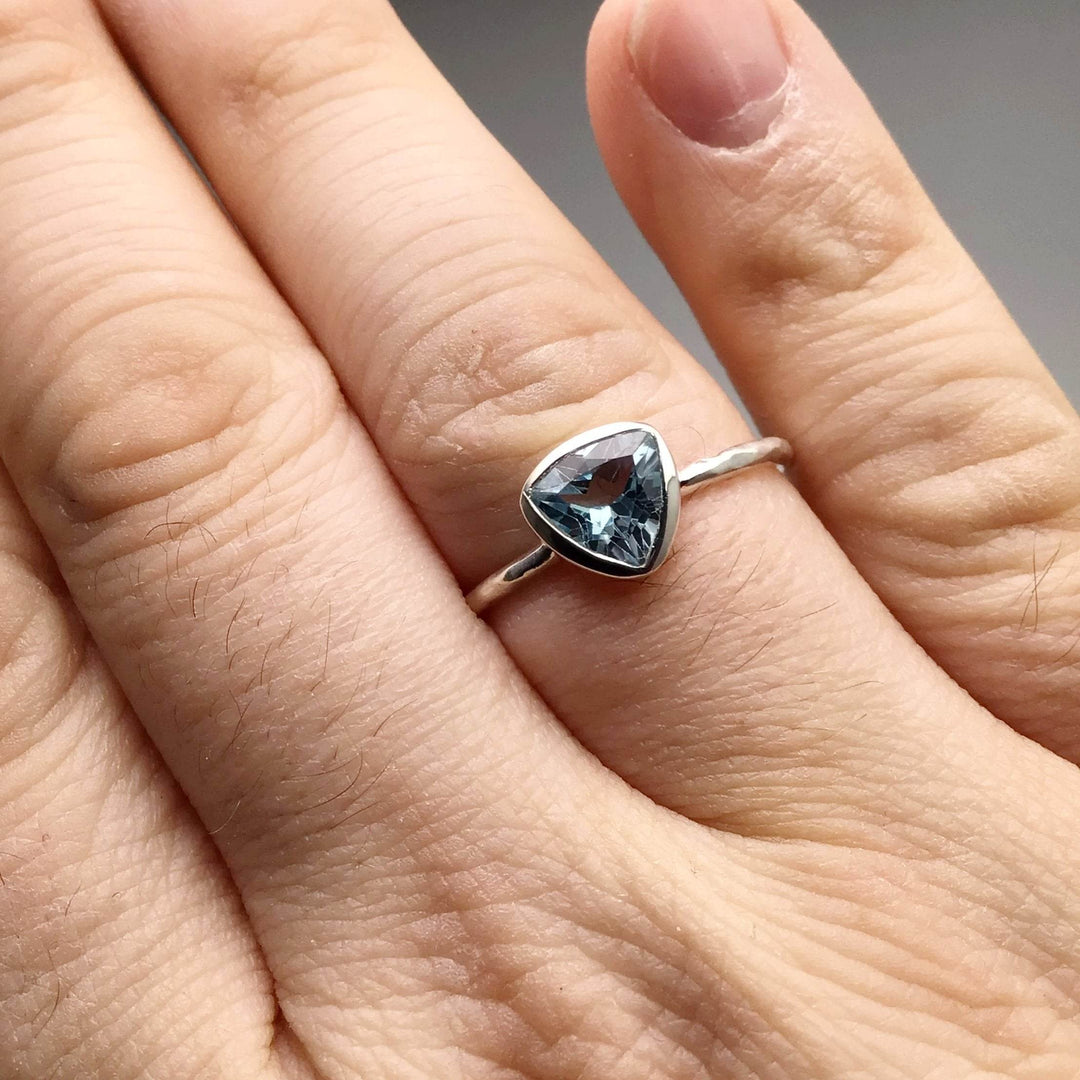 Blue Topaz Ring - Rocks and Gems Canada