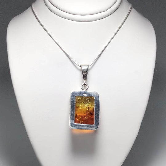 Ombre Amber Pendant - Rocks and Gems Canada