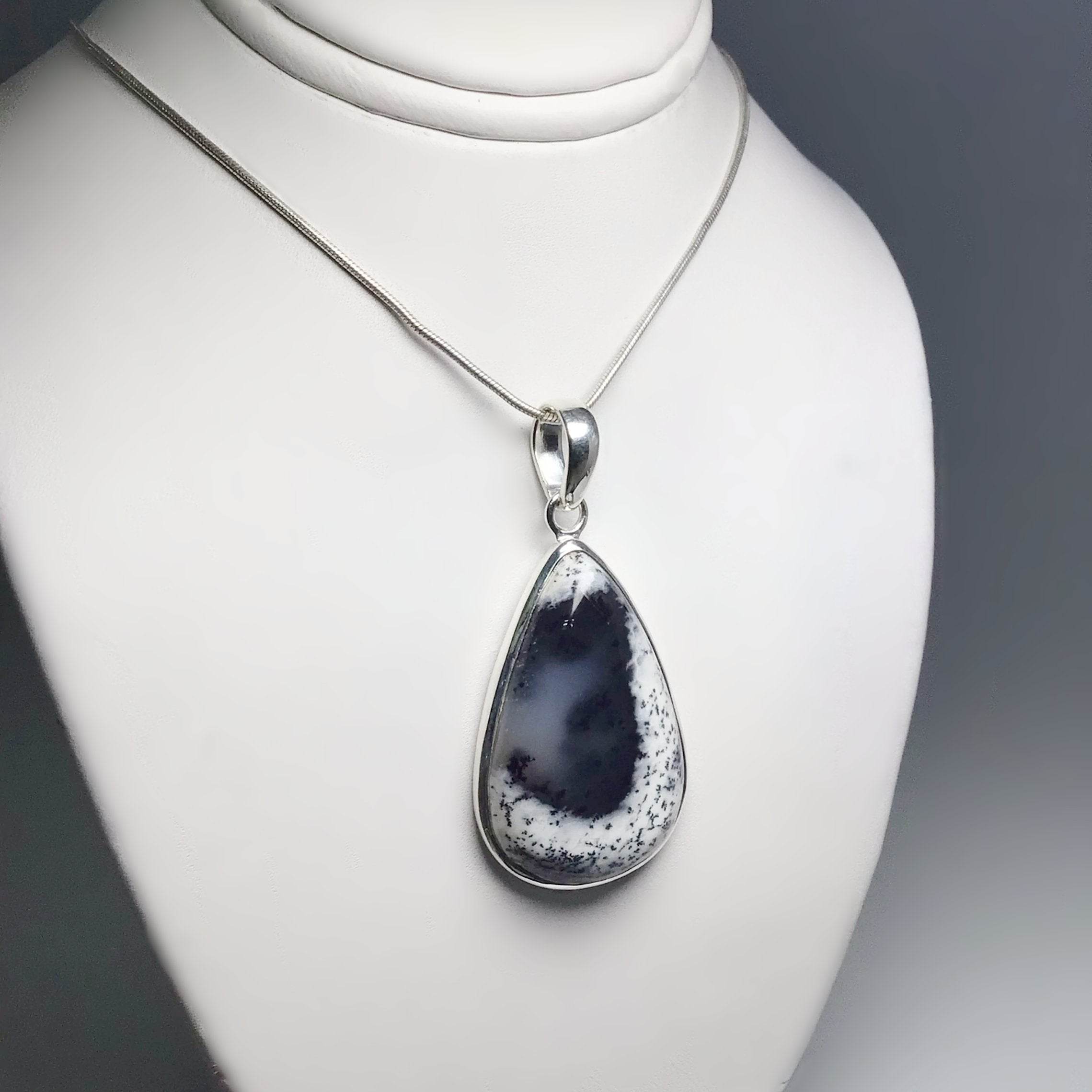 Dendritic Opal Pendant - Rocks and Gems Canada