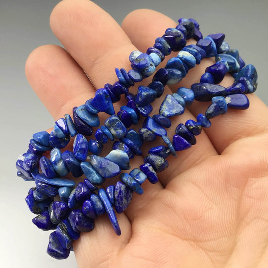 Lapis Lazuli Chip Beaded Bracelet - Rocks and Gems Canada
