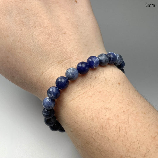 Sodalite Beaded Bracelet - Rocks and Gems Canada