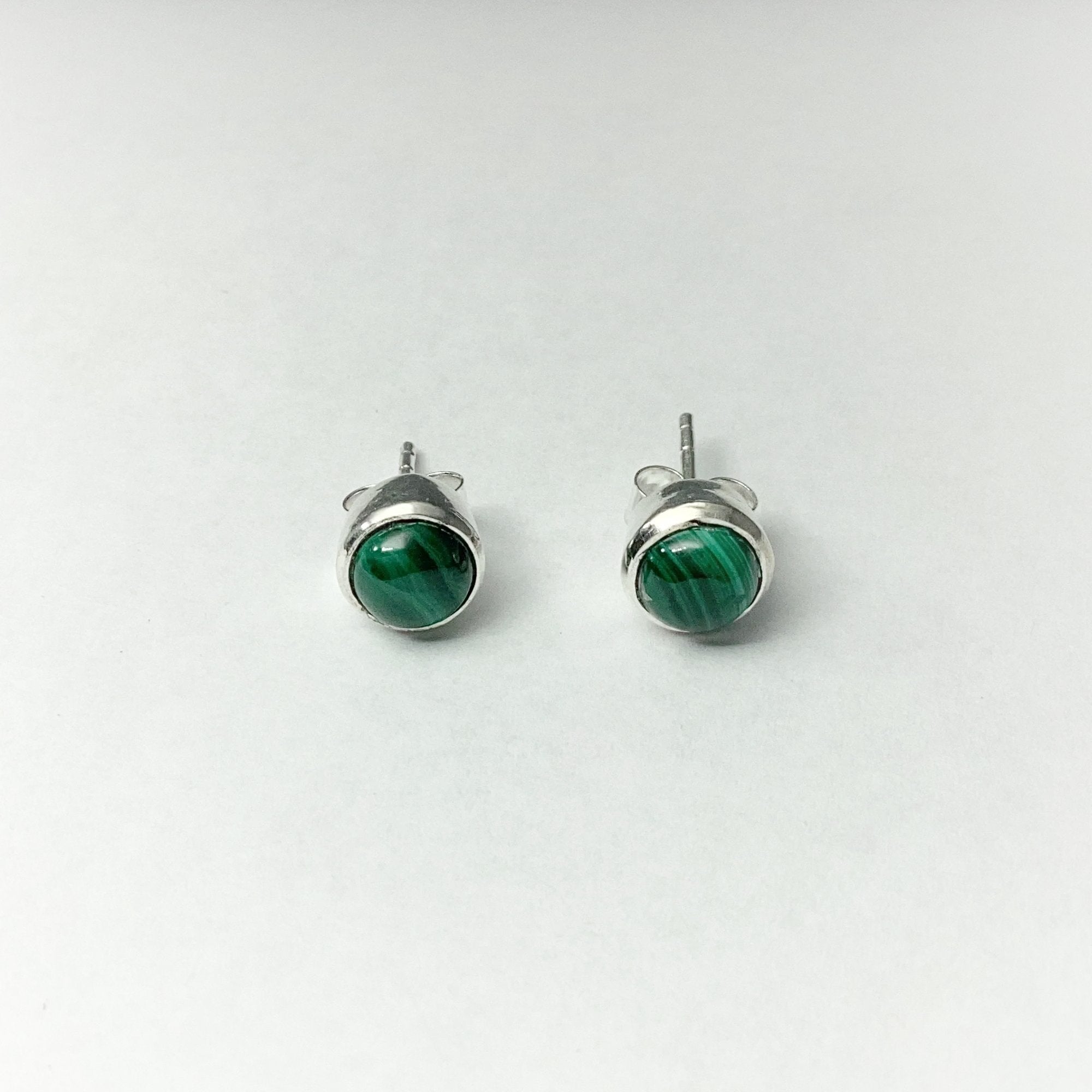 Malachite studs sales