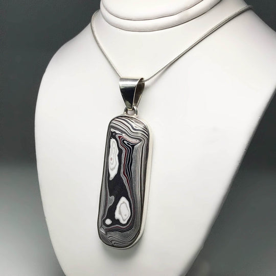 Fordite Pendant - Rocks and Gems Canada