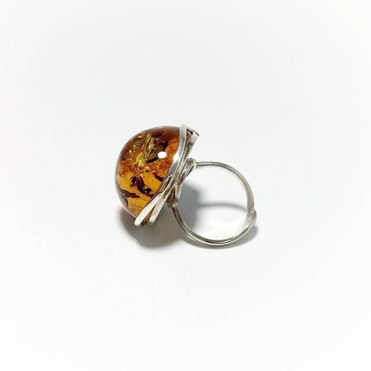 Ombre Amber Ring - Rocks and Gems Canada