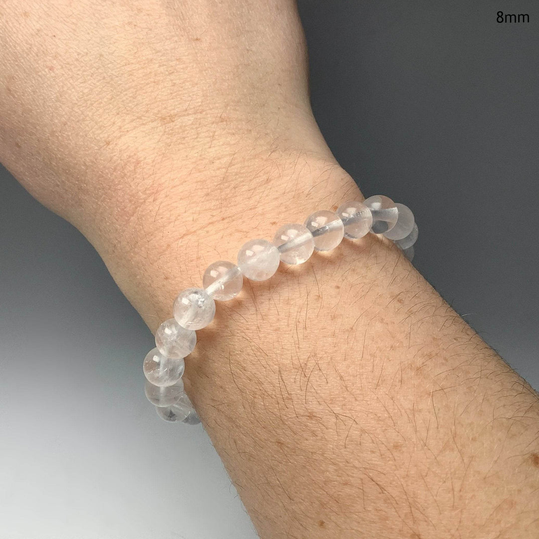 Girasol Milky Quartz Beaded Bracelet - Rocks and Gems Canada
