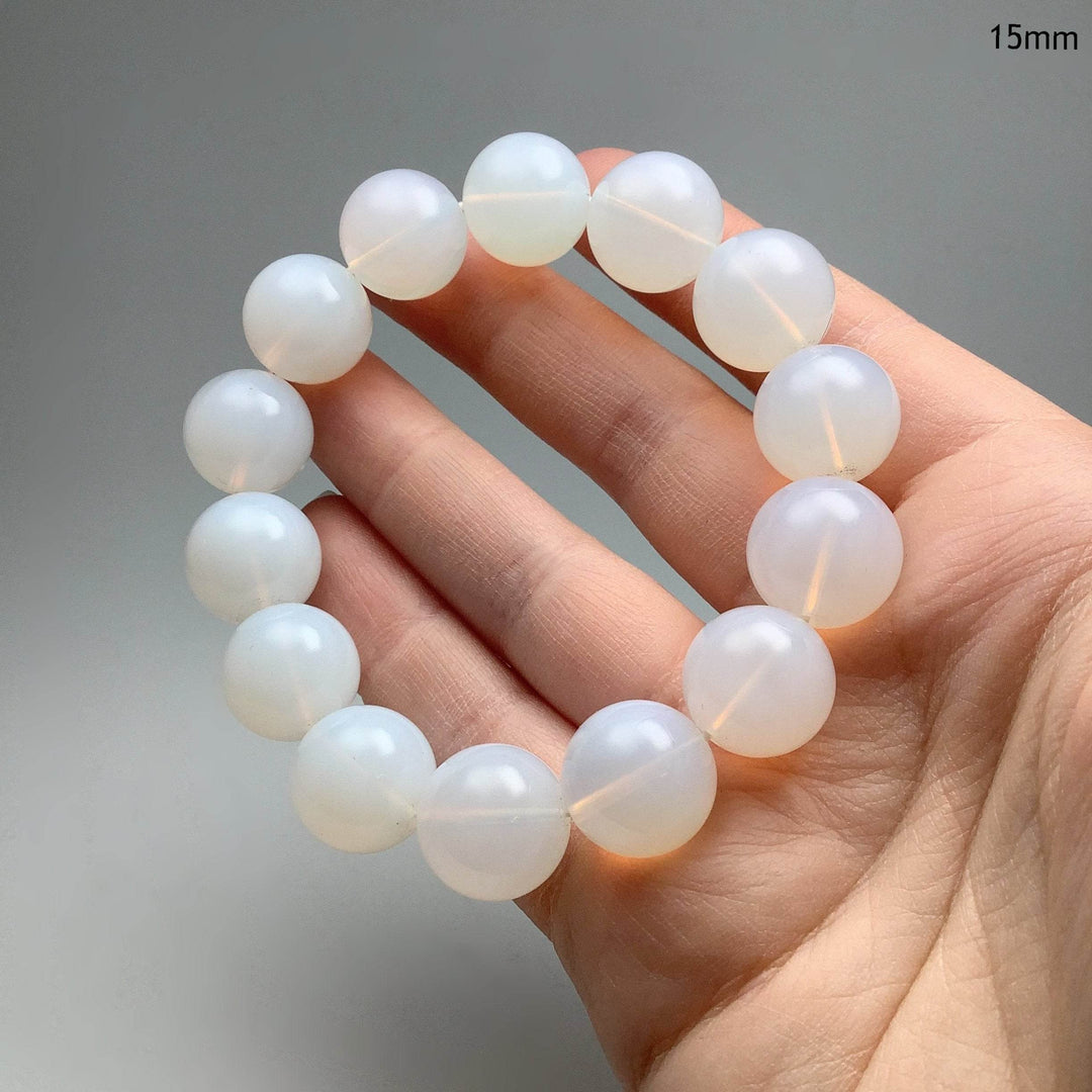 Moon Quartz Beaded Bracelet - Rocks and Gems Canada