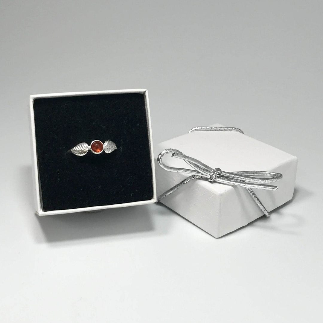 Cognac Amber Ring - Rocks and Gems Canada