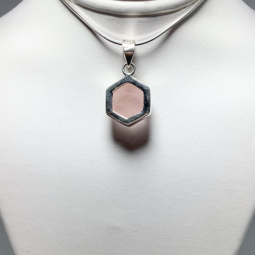 Rose Quartz Pendant - Rocks and Gems Canada