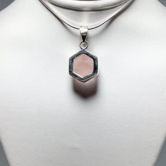 Rose Quartz Pendant - Rocks and Gems Canada