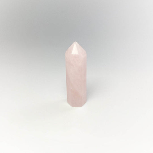 Polished Rose Quartz Point - Rocks and Gems Canada