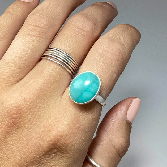 Amazonite Ring - Rocks and Gems Canada