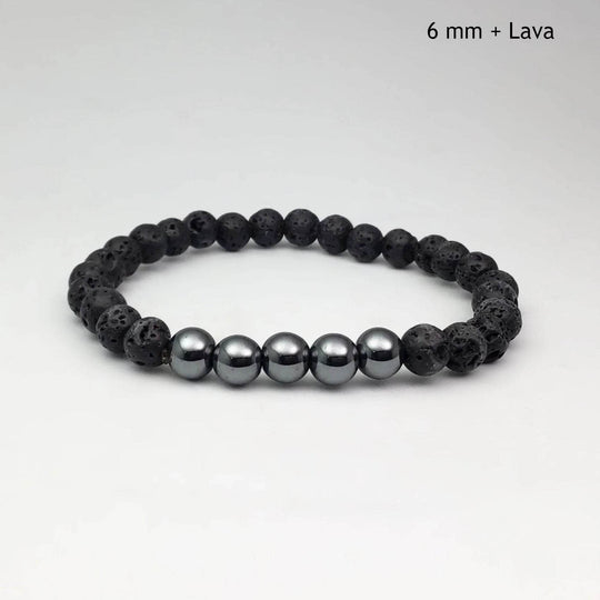 Hematite Beaded Bracelet - Rocks and Gems Canada