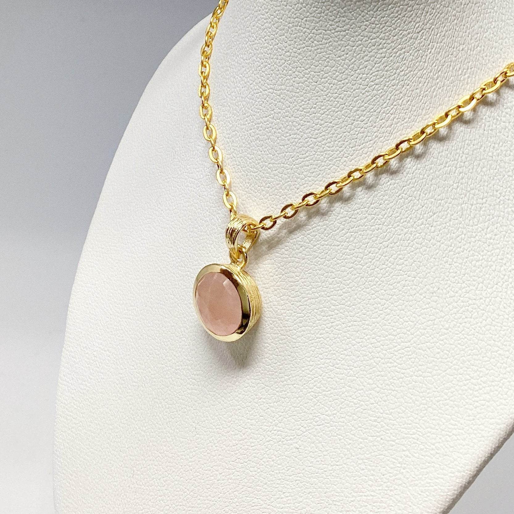 Rose Quartz Pendant - Rocks and Gems Canada