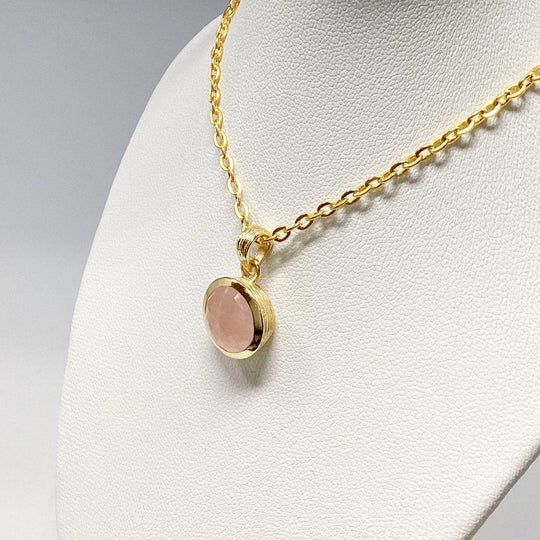 Rose Quartz Pendant - Rocks and Gems Canada