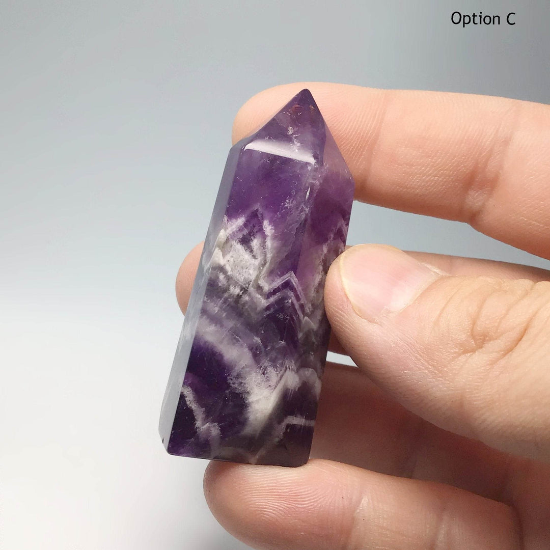 Chevron Amethyst Point - Rocks and Gems Canada